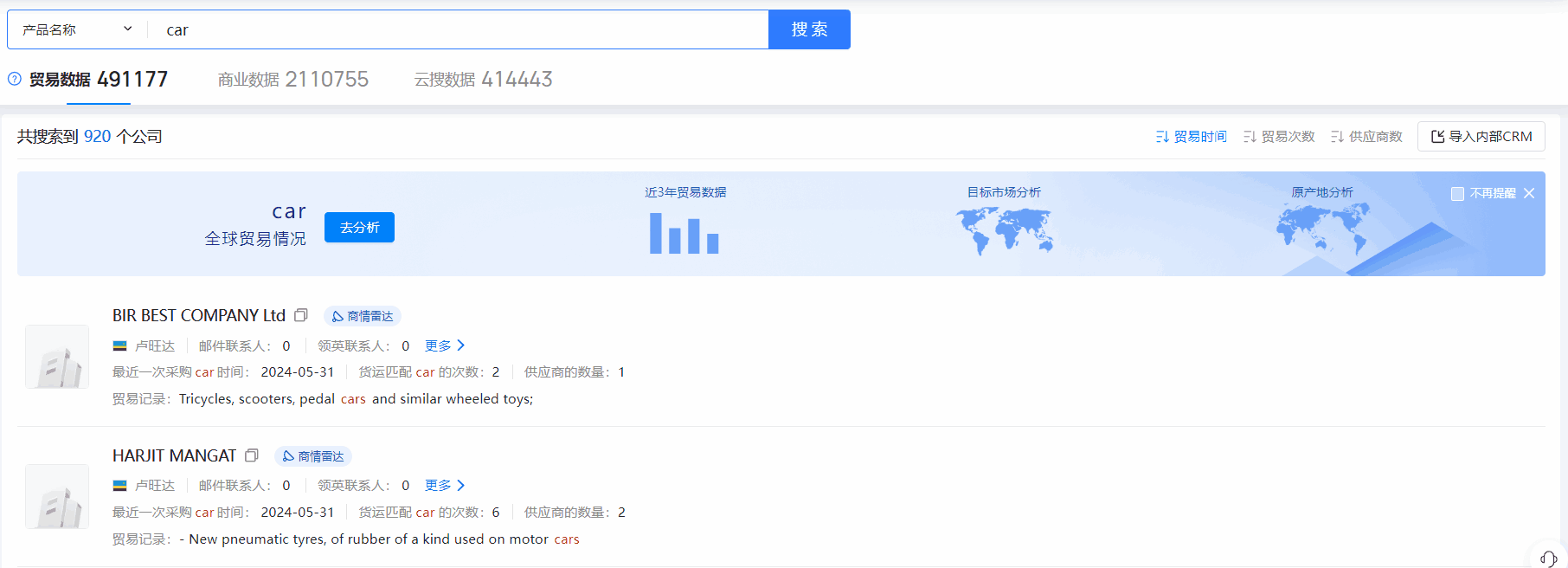 卢旺达海关数据,海关数据,Abpay海关数据