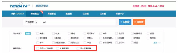 Abpay,商情发现,tendata,一键搜索,外贸企业,外贸通,客户开发